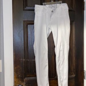 White jeggings